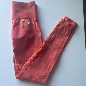 Gymshark Vital Seamless Legging - Coral - Size XS